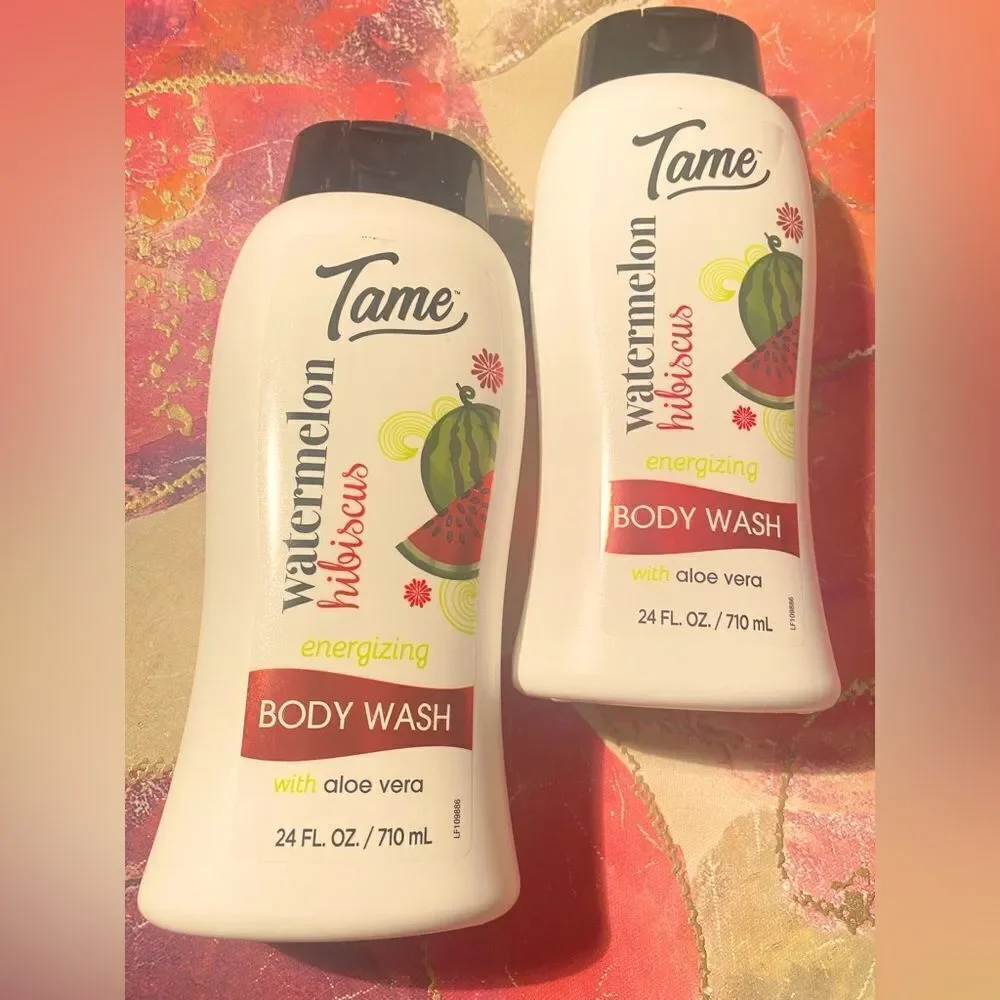 🛍️ Tame Body Wash Watermelon Hibiscus Energizing With Aloe Vera 24FL.OZ.💥